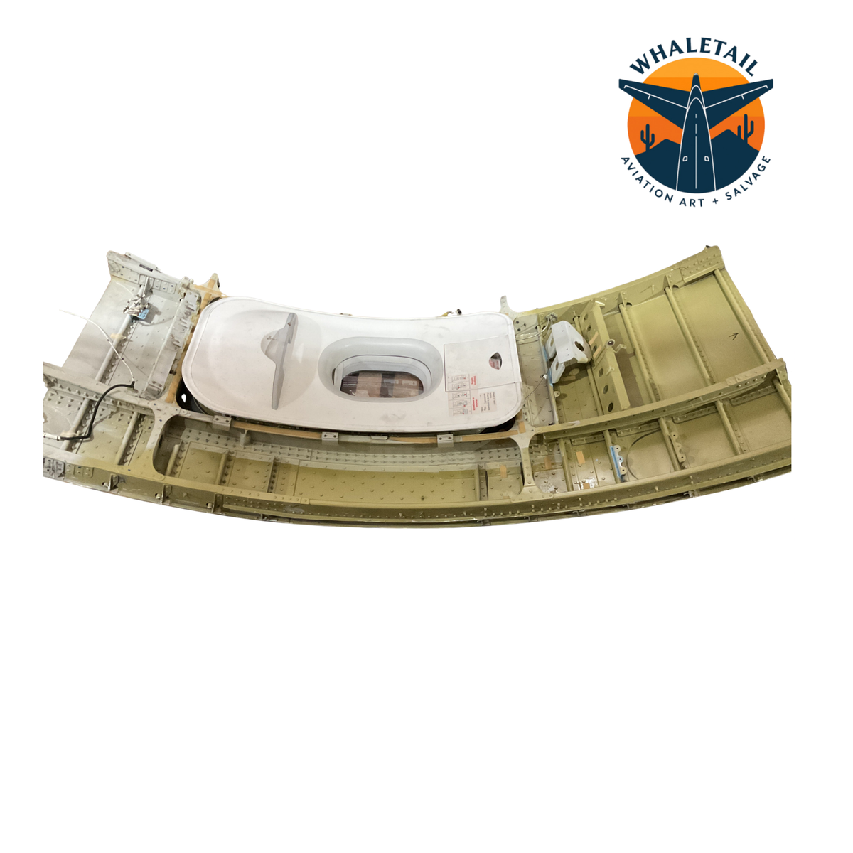 Retired Spirit Airlines Overwing Exit Door with Frame