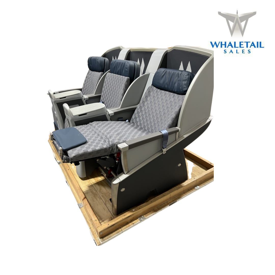 777300 American Airlines First Class Row of 3 seats Whaletail Sales