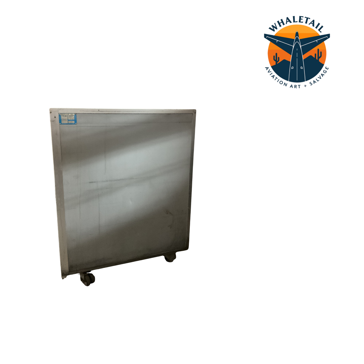 Retired Spirit Airlines Full-Size Aircraft Waste Cart | PN T6720016