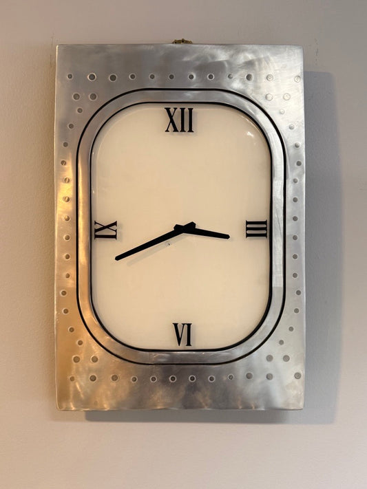 Boeing 747-400 Window Clock – Authentic Aircraft Wall Art | Custom Aviation Piece