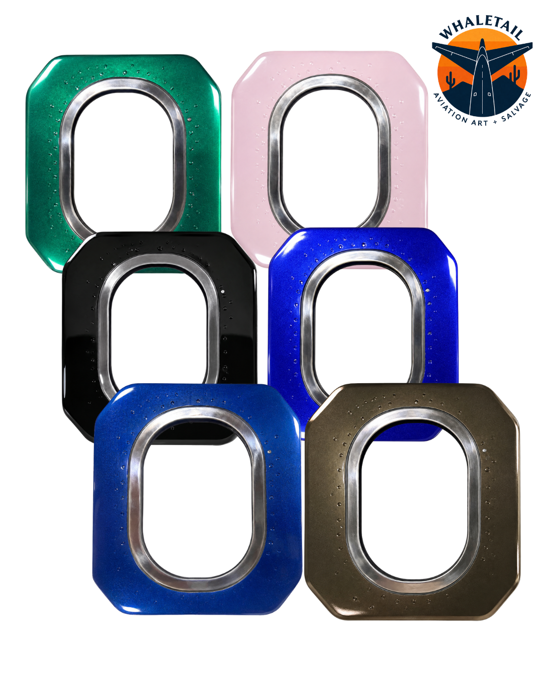 Airbus A330 Red Octagon Aircraft Window Cut | Authentic Aircraft Window