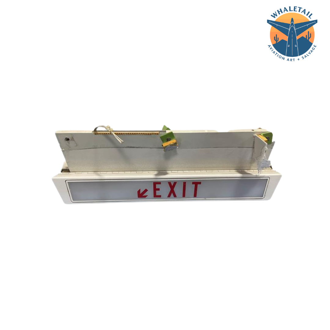 Double Sided 747-400 Exit Sign