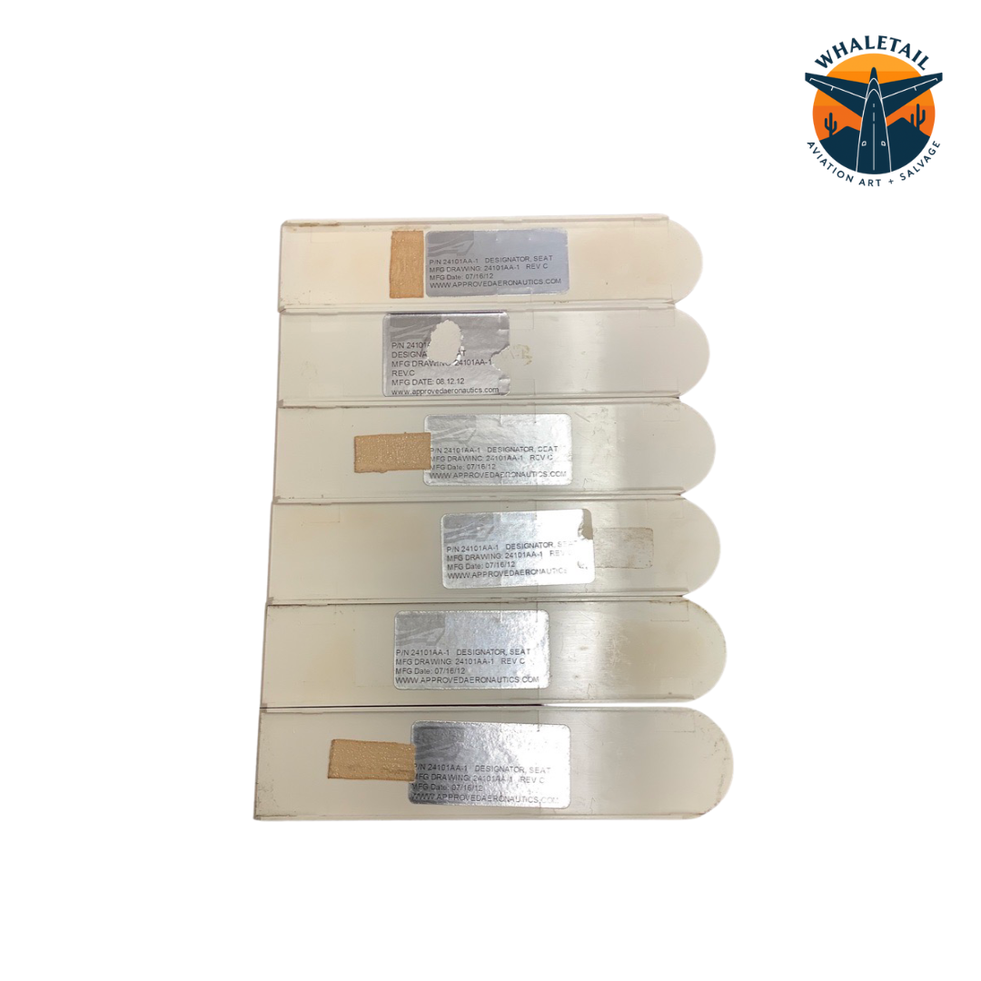 747-400 Lower Level First Class Aisle Plaque (sold individually)