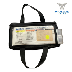 Aircraft Emergency Medical Kit- Black - Not for Actual Use