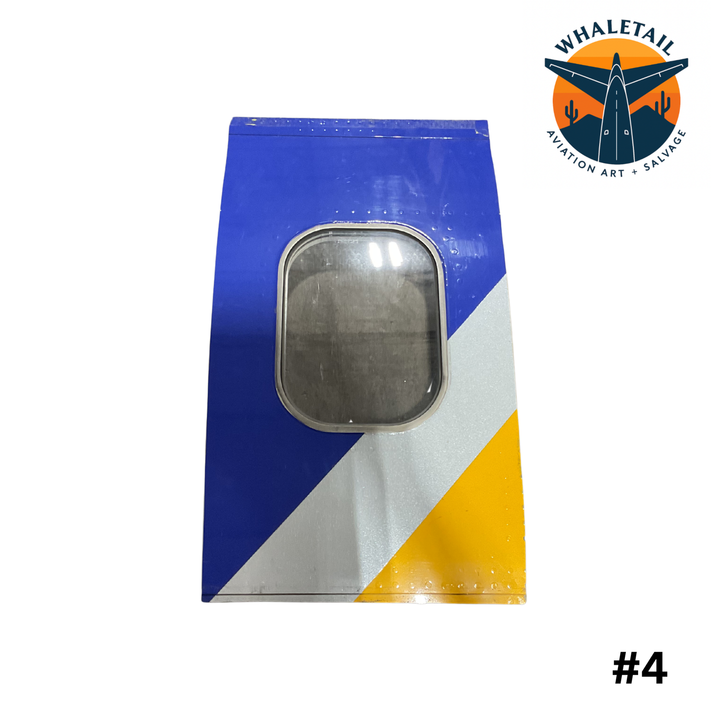 Southwest Airlines Boeing 737 Tricolor Window Cut | Blue, Gray & Yellow Aircraft Skin