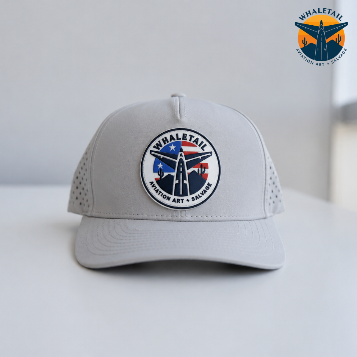 Whaletail PVC Patch Hat | Aviation Snapback