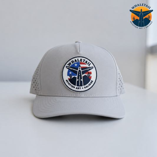 Whaletail PVC Patch Hat | Aviation Snapback