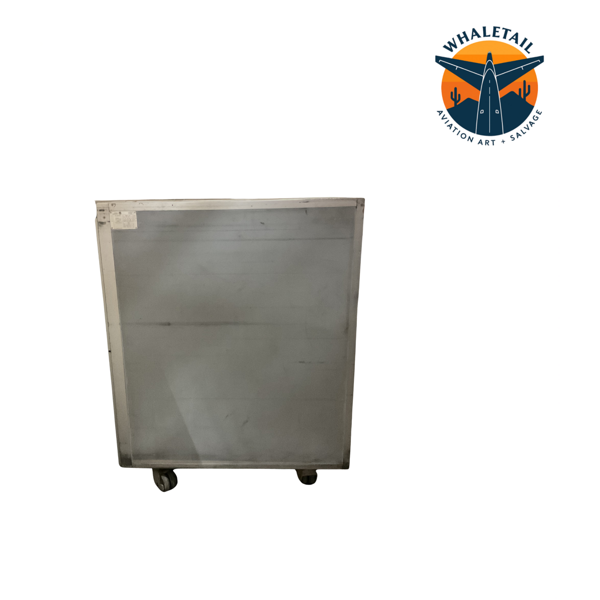 Retired Spirit Airlines Full-Size Aircraft Waste Cart | PN T6720018