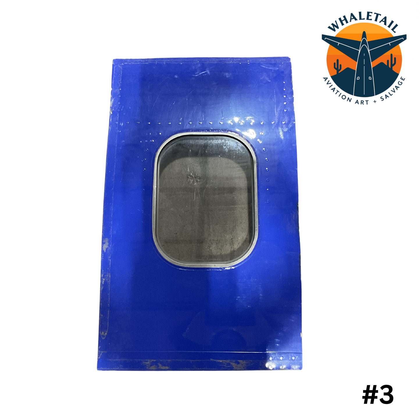 Southwest Airlines Boeing 737 Window Cut | Authentic Blue Aircraft Skin