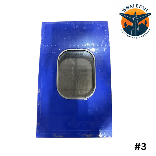 Southwest Airlines Boeing 737 Window Cut | Authentic Blue Aircraft Skin