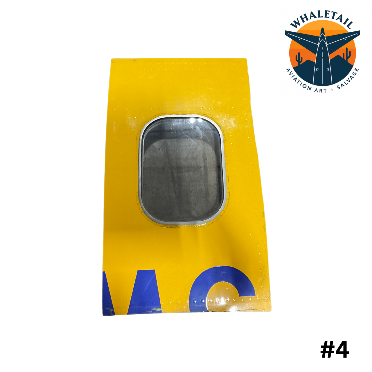 Southwest Airlines Boeing 737 Window Cut – Partial N-Number | Blue & Yellow Aircraft Skin