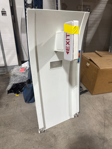 Aircraft overhead panel exit