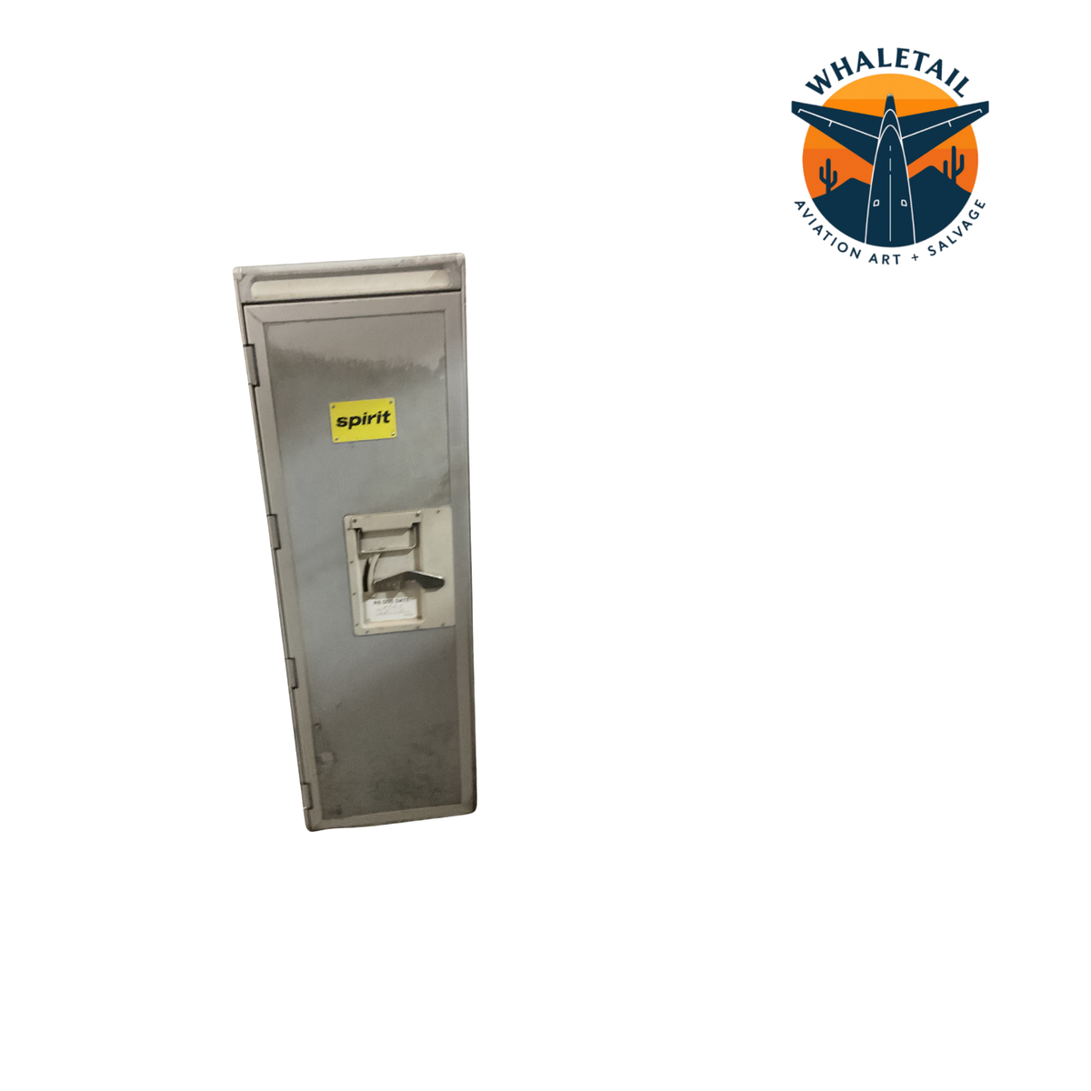 Retired Spirit Airlines Full-Size Aircraft Waste Cart | PN T6720016