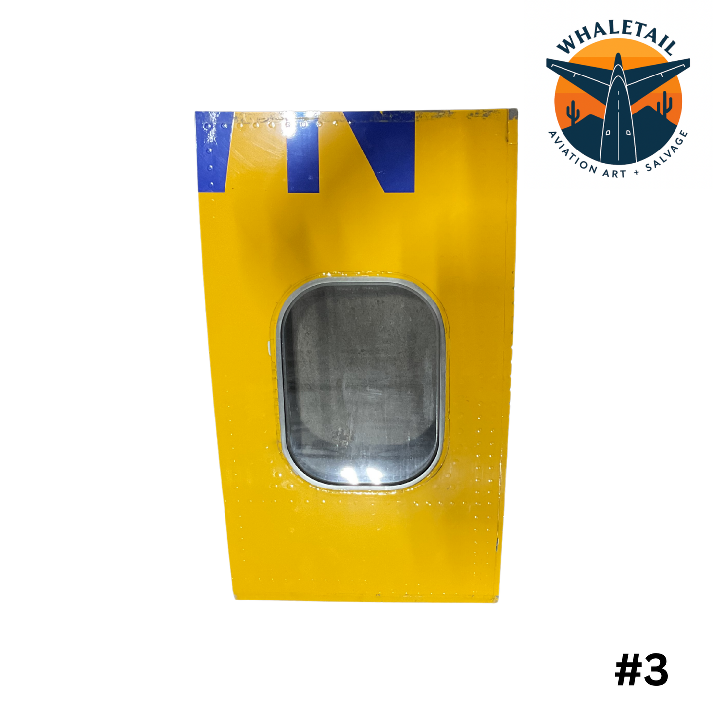 Southwest Airlines Boeing 737 Window Cut – Partial N-Number | Blue & Yellow Aircraft Skin