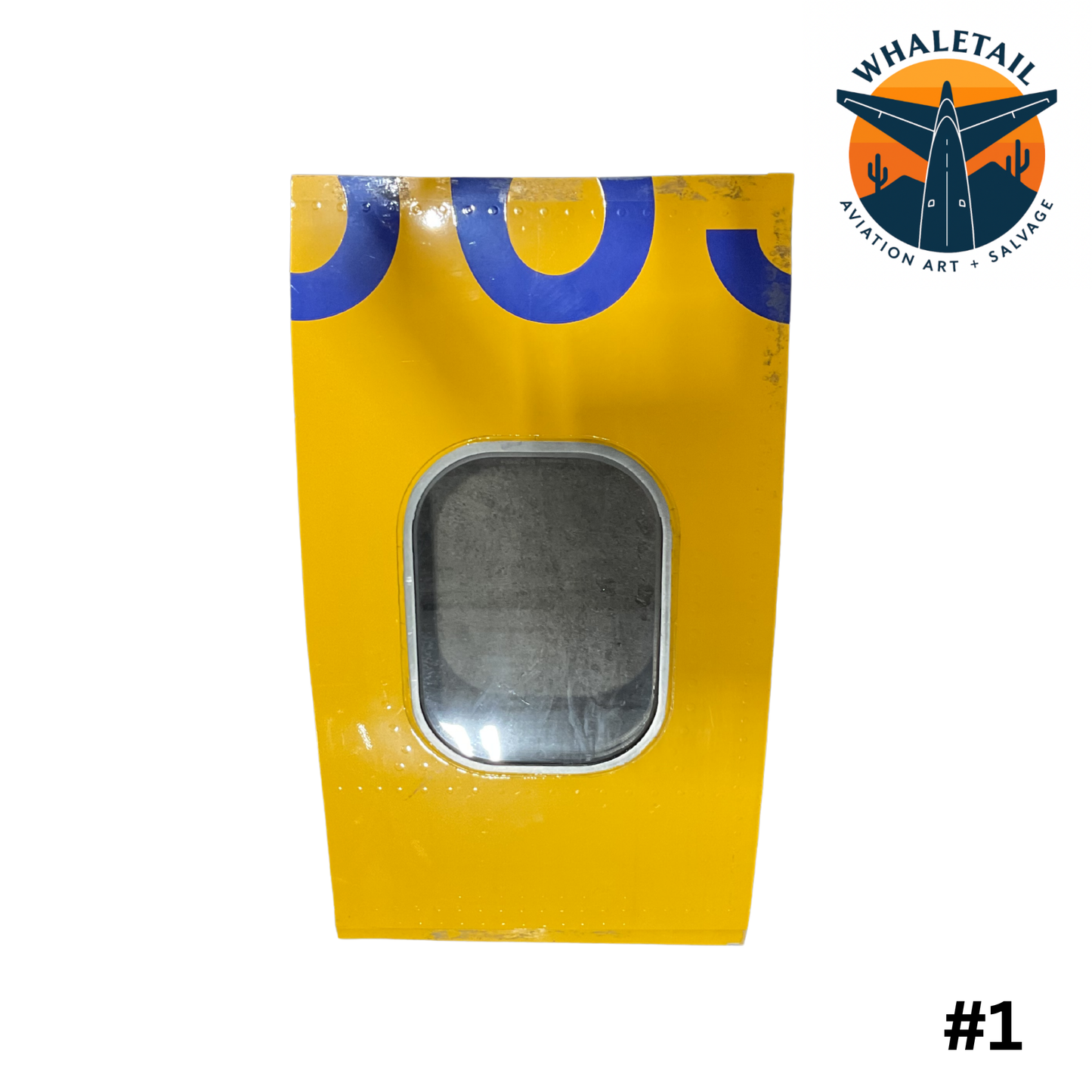 Southwest Airlines Boeing 737 Window Cut – Partial N-Number | Blue & Yellow Aircraft Skin