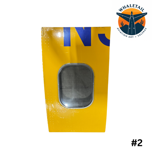 Southwest Airlines Boeing 737 Window Cut – Partial N-Number | Blue & Yellow Aircraft Skin