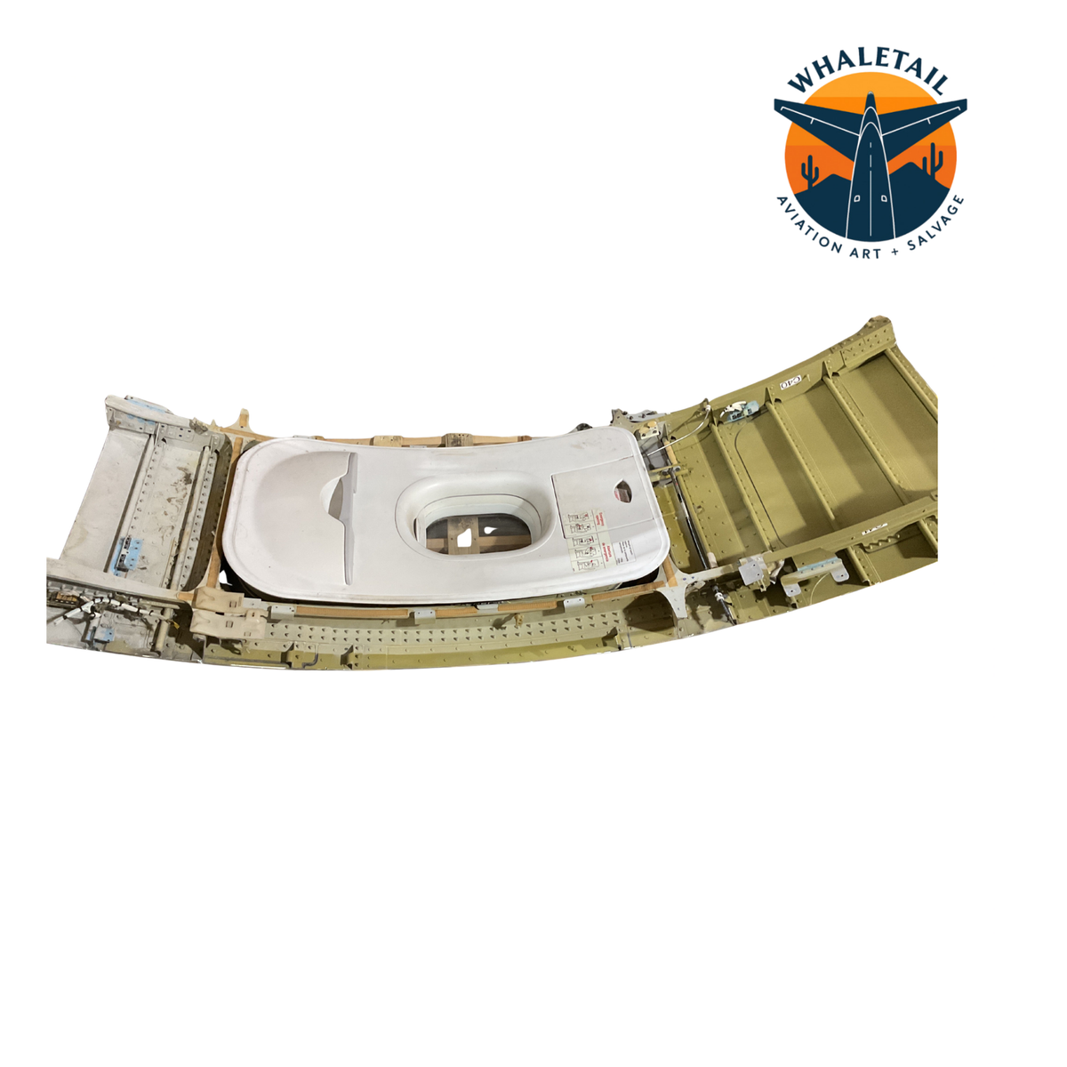 Retired Spirit Airlines Overwing Exit Door with Frame