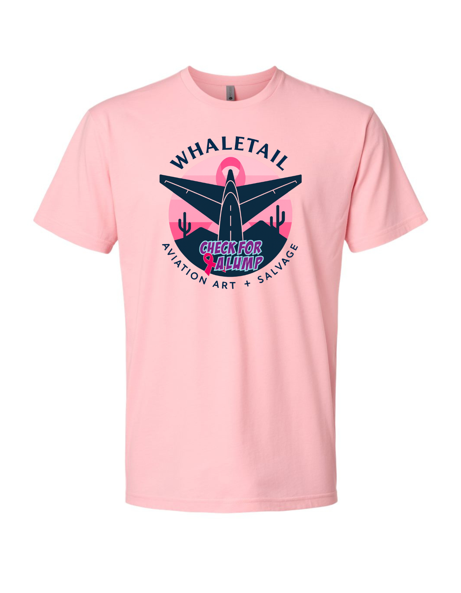 Whaletail x Check for a Lump T-Shirt