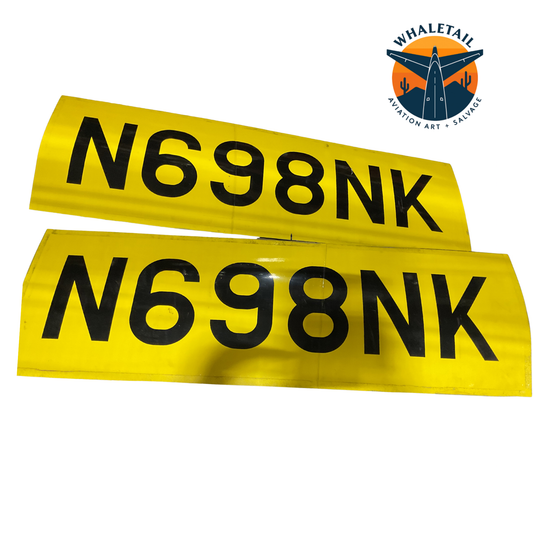 Retired Aircraft Registration Number Panels