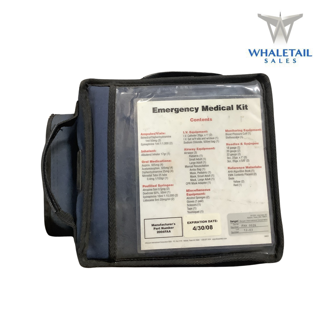 Aircraft Emergency Medical Kit- Dark Blue-Not for Actual Use