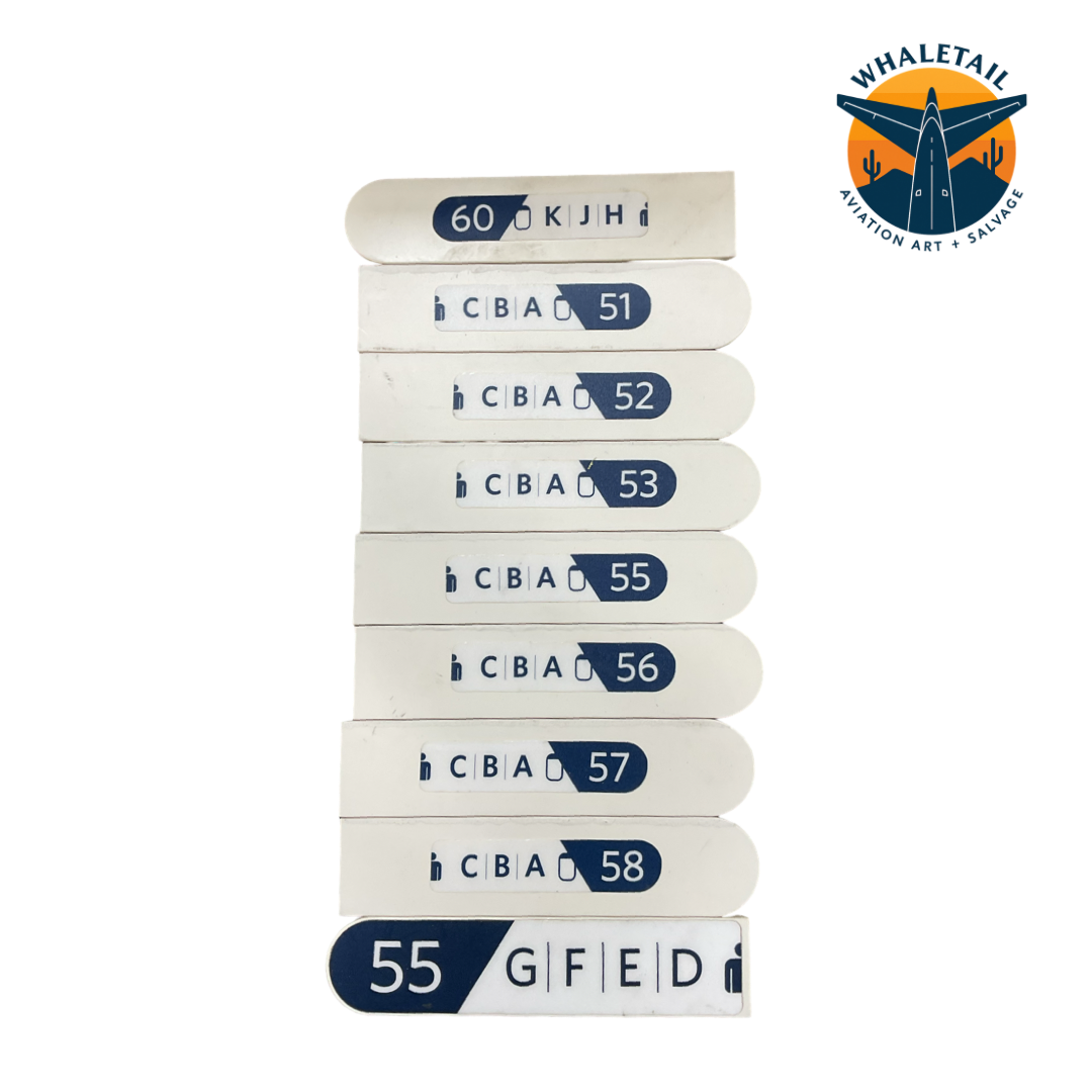 747-400 Aisle Plaque (sold individually)