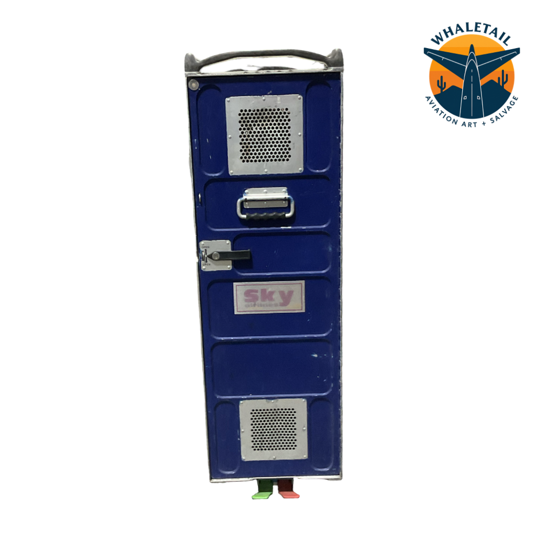 RARE Authentic SKY Airlines Full Size Galley Cart