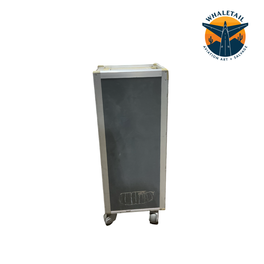 Authentic WestJet Airlines Half-Size Galley Waste Cart