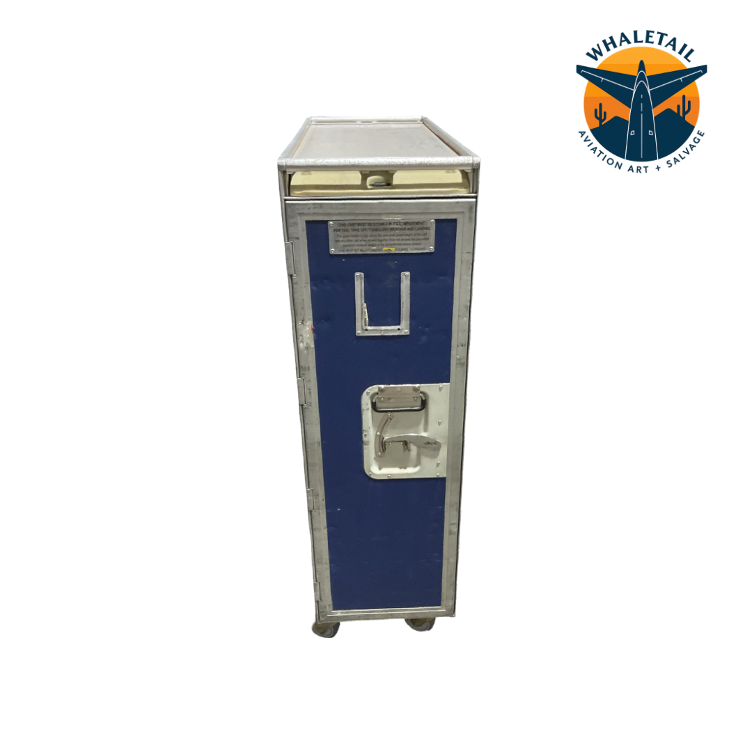 Authentic Blue Aircraft Full Size Galley Cart