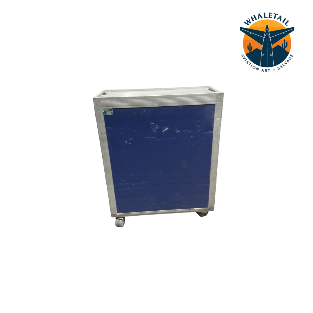 Authentic Blue Aircraft Full Size Galley Cart