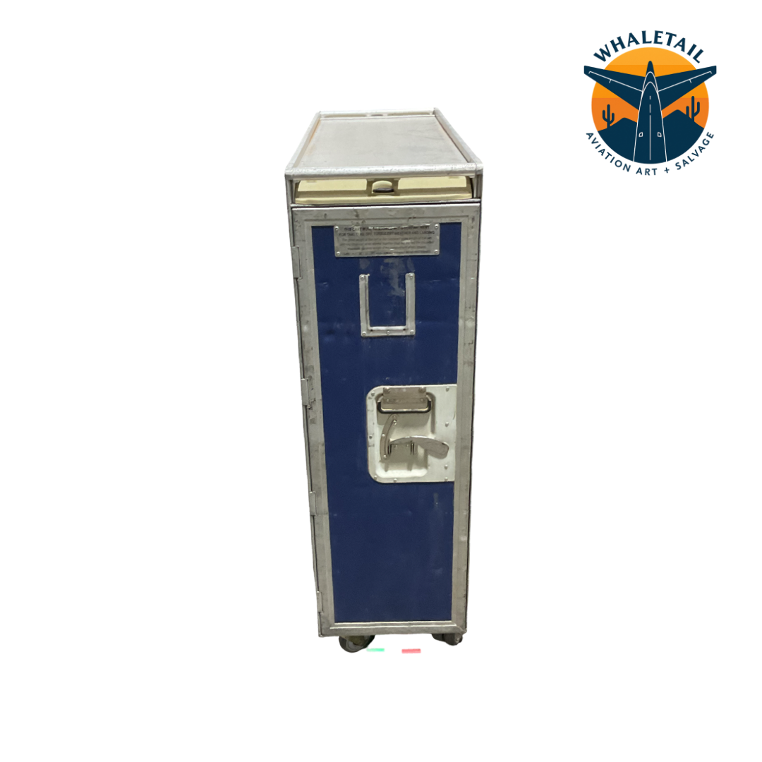 Authentic Blue Aircraft Full Size Galley Cart