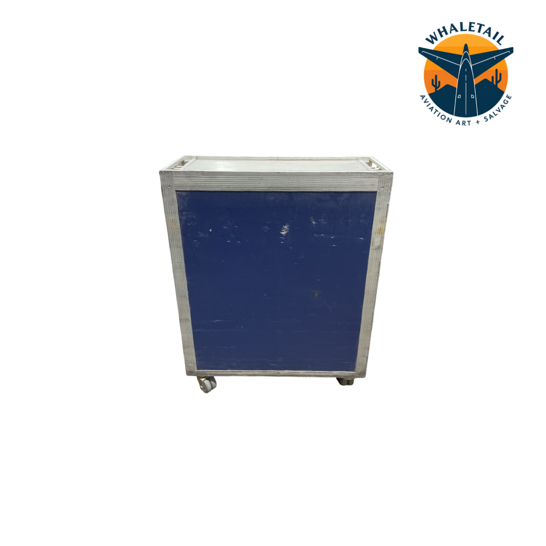 Authentic Blue Aircraft Full Size Galley Cart