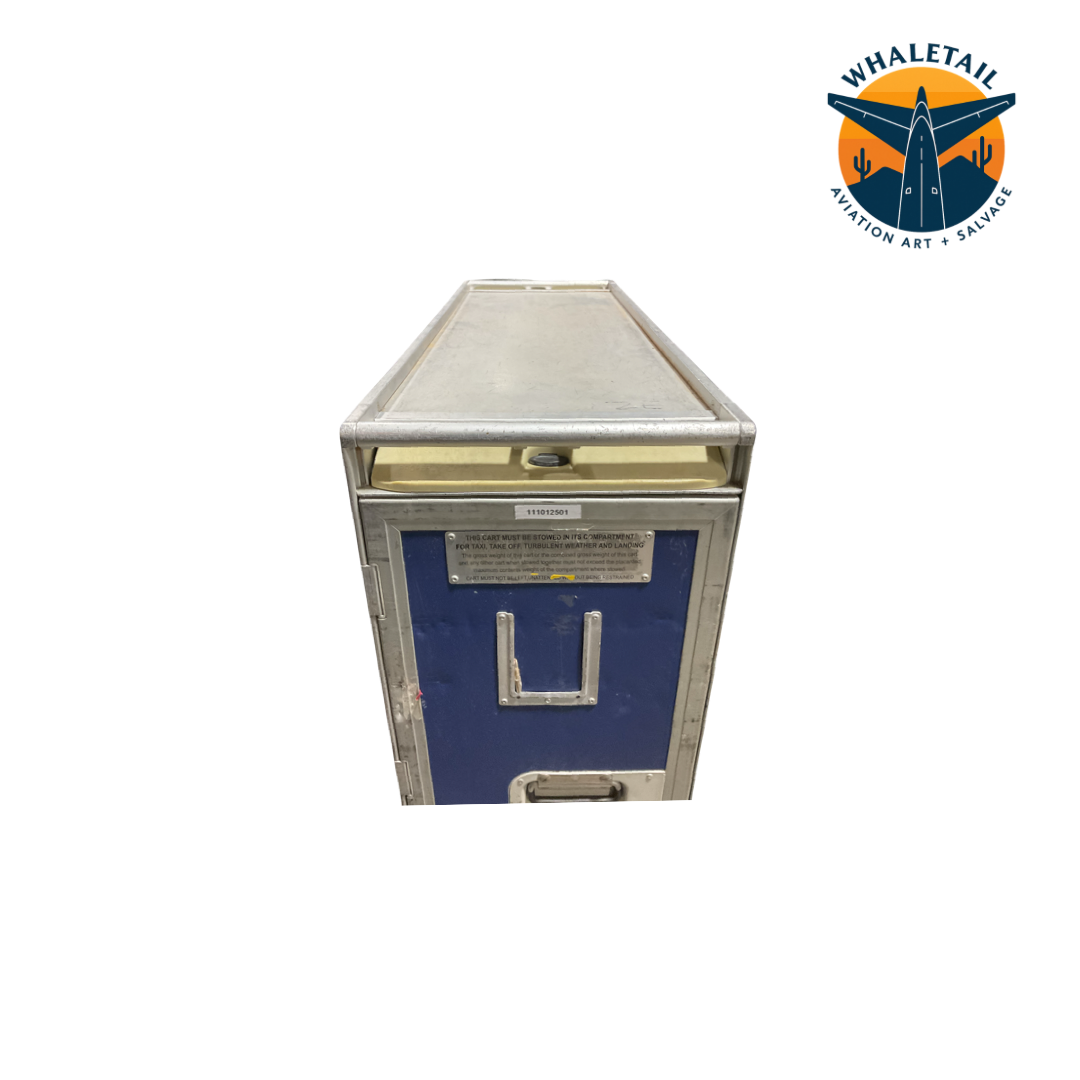 Authentic Blue Aircraft Full Size Galley Cart