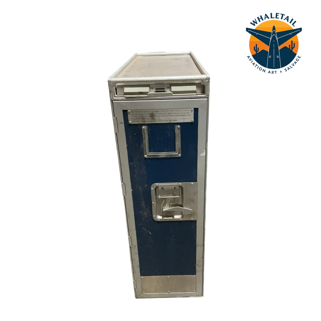 Authentic Blue Aircraft Full Size Galley Cart