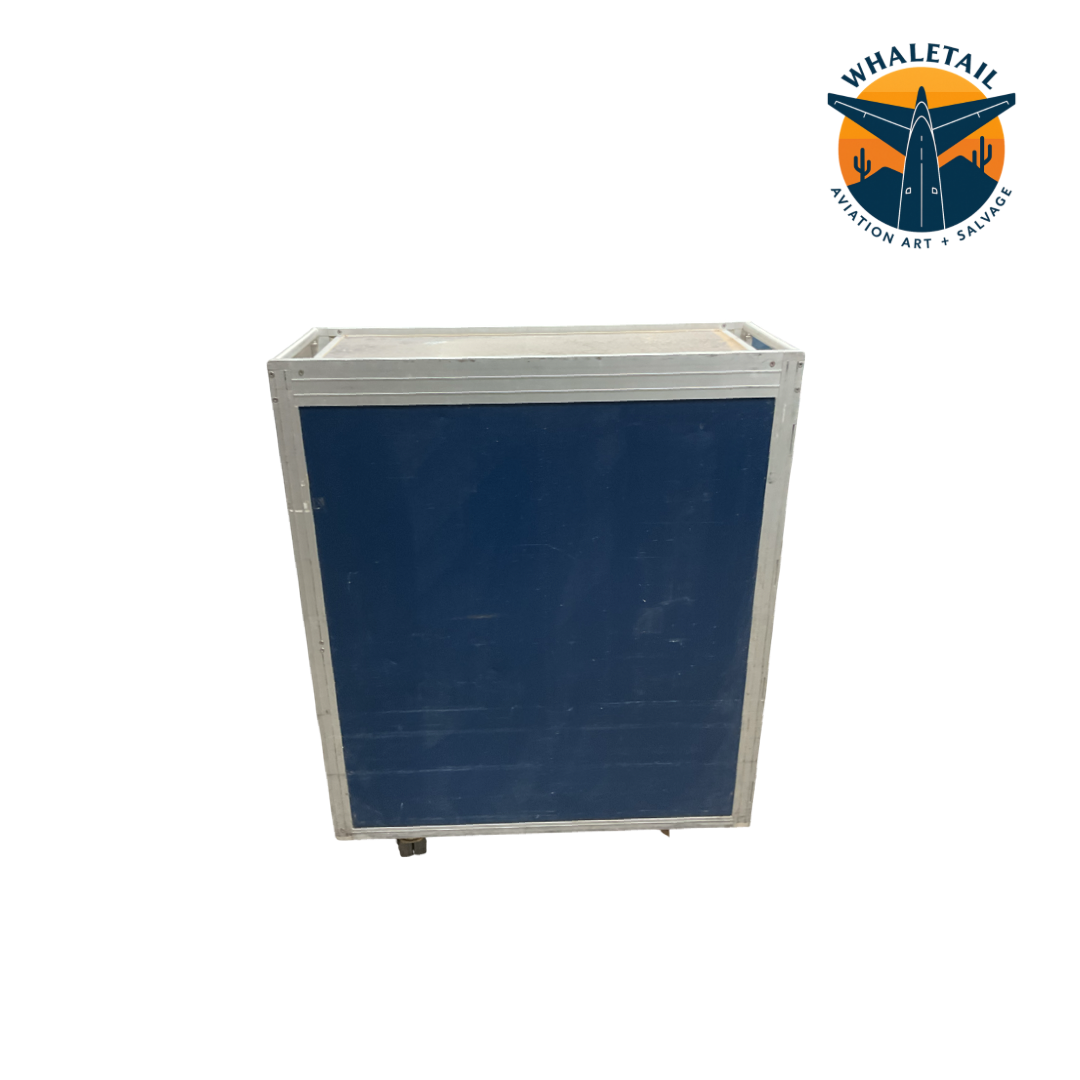 Authentic Blue Aircraft Full Size Galley Cart