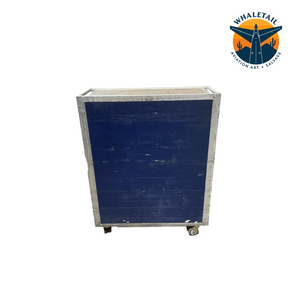 Authentic Blue Full-Size Galley Serving Cart