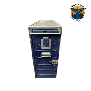 Authentic Blue Full-Size Galley Serving Cart