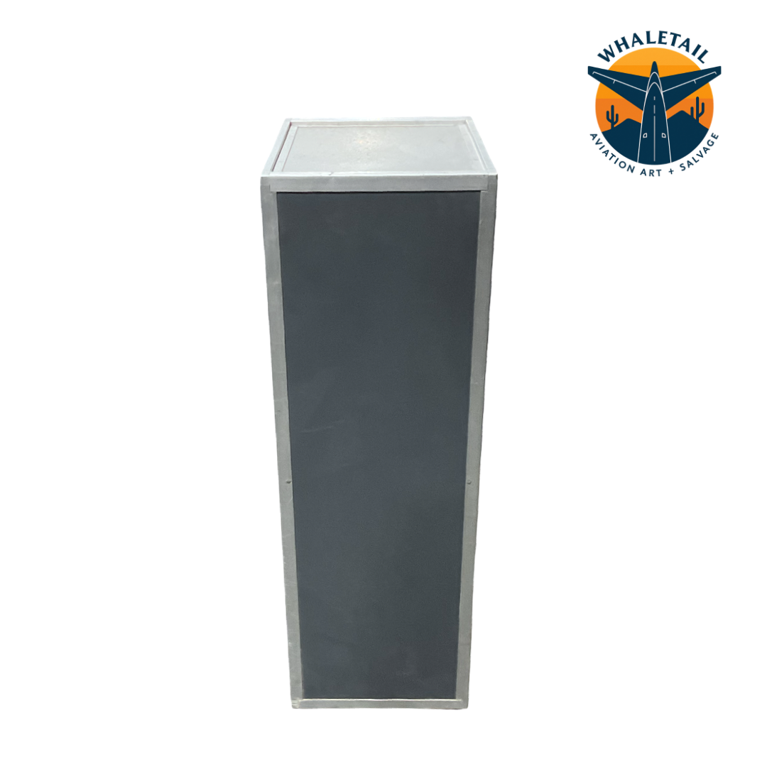 Authentic WestJet Aircraft Half-Size Galley Waste Cart (stand alone)