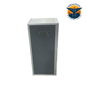 Authentic WestJet Aircraft Half-Size Galley Waste Cart (stand alone)
