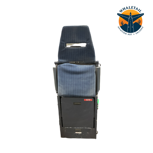 Airbus Attendant Seat- Blue