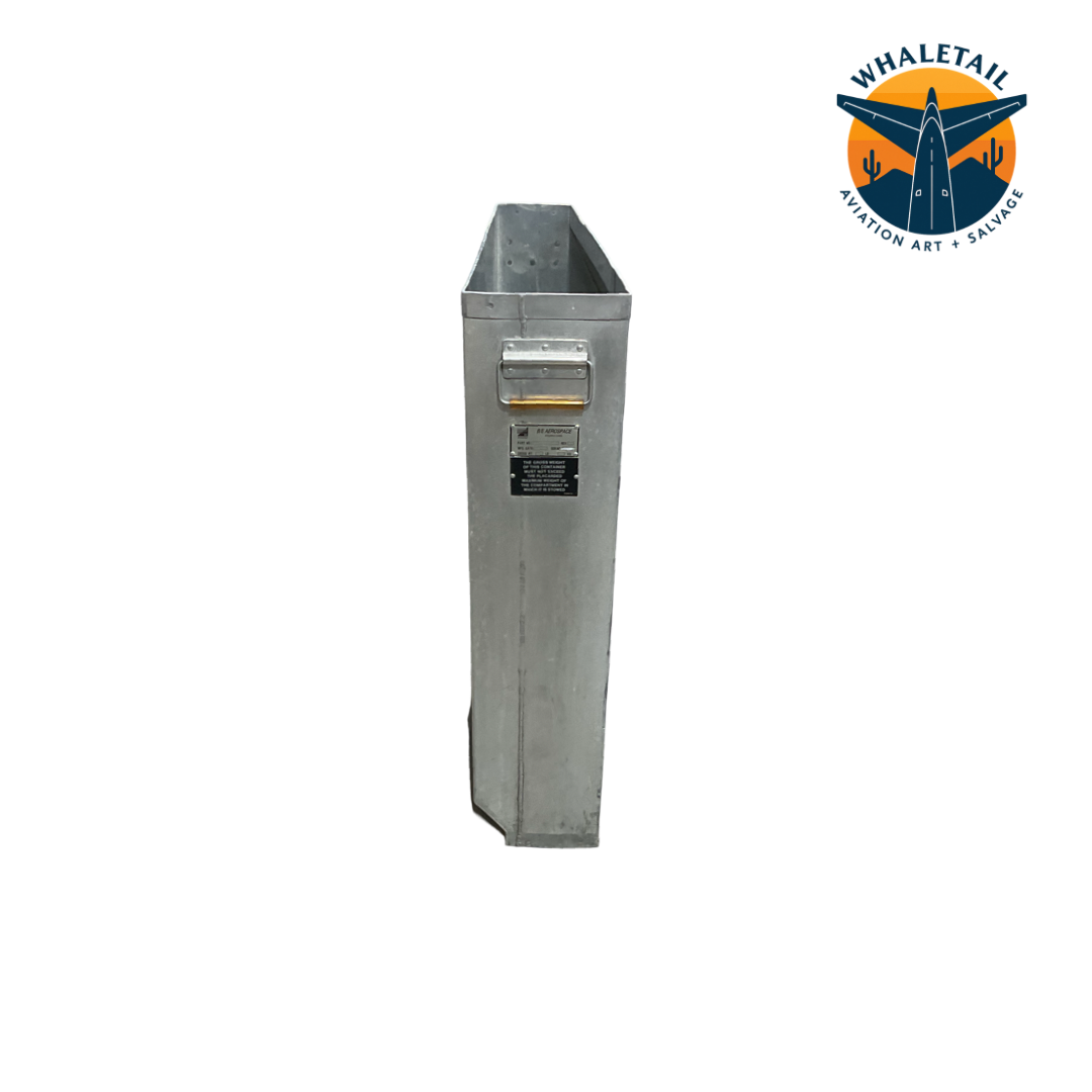 Airplane Lavatory Metal Trash Bin