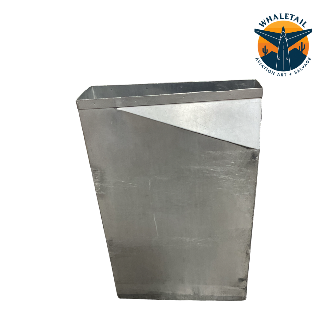 Airplane Lavatory Metal Trash Bin