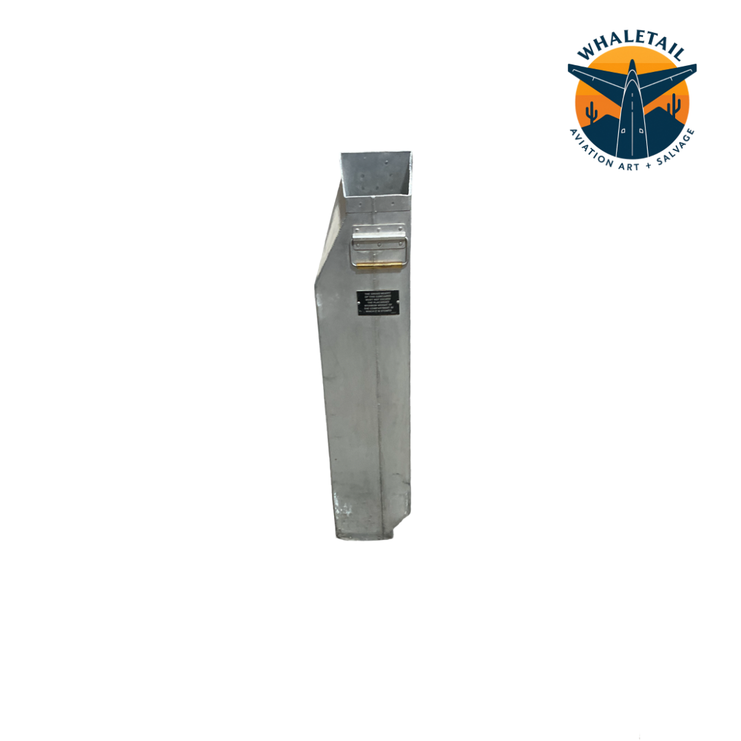 Airplane Lavatory Metal Trash Bin