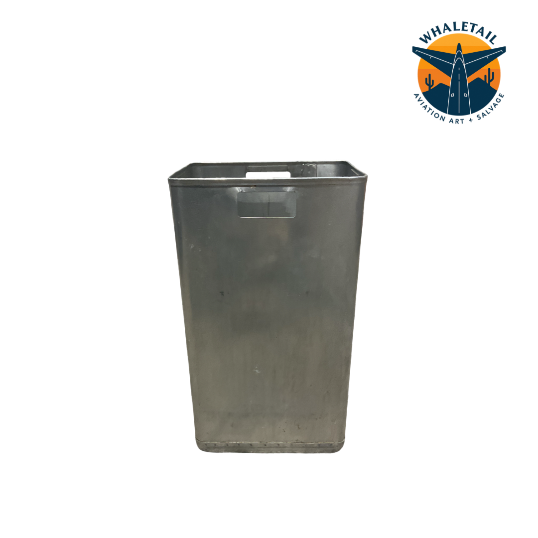 Airplane Interior Aluminum Trash Bin