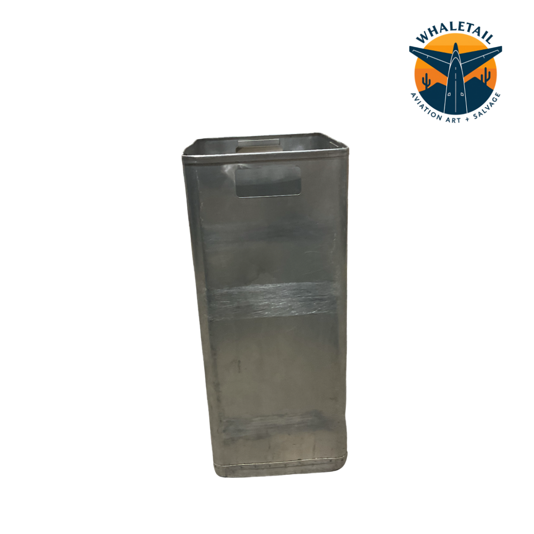 Airplane Interior Aluminum Trash Bin