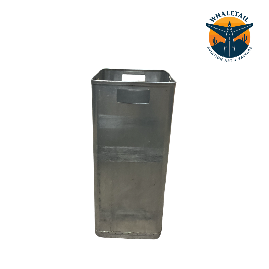 Airplane Interior Aluminum Trash Bin