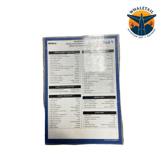 Azul Maintenance Log Book