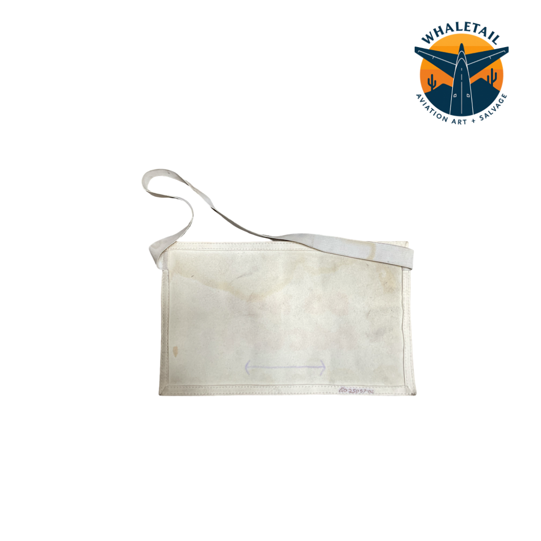 Airline “DO NOT OCCUPY” Seat Bib – Authentic Aircraft Cabin Item