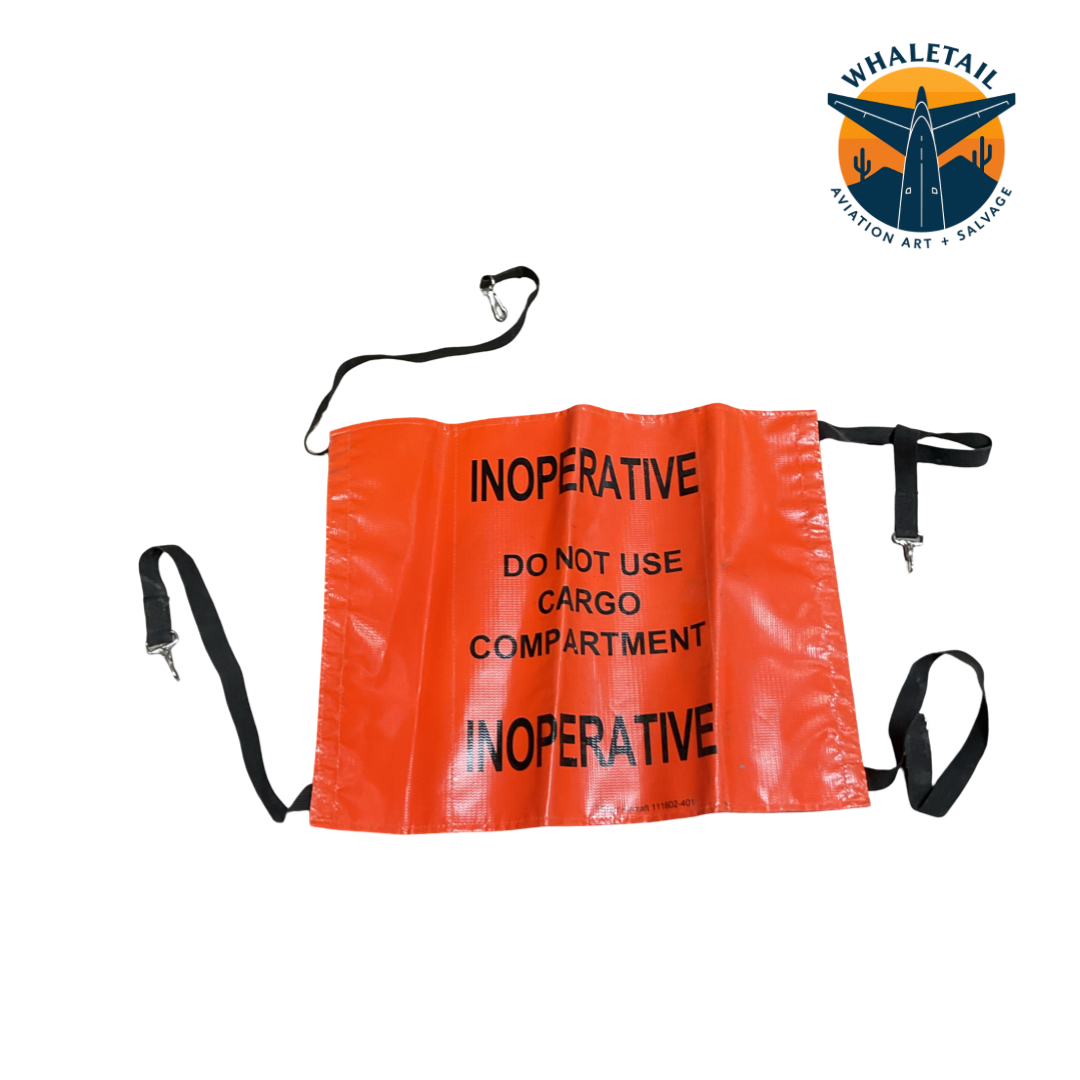 Airline “INOPERATIVE CARGO” Sign – Authentic Aircraft Cabin Sign
