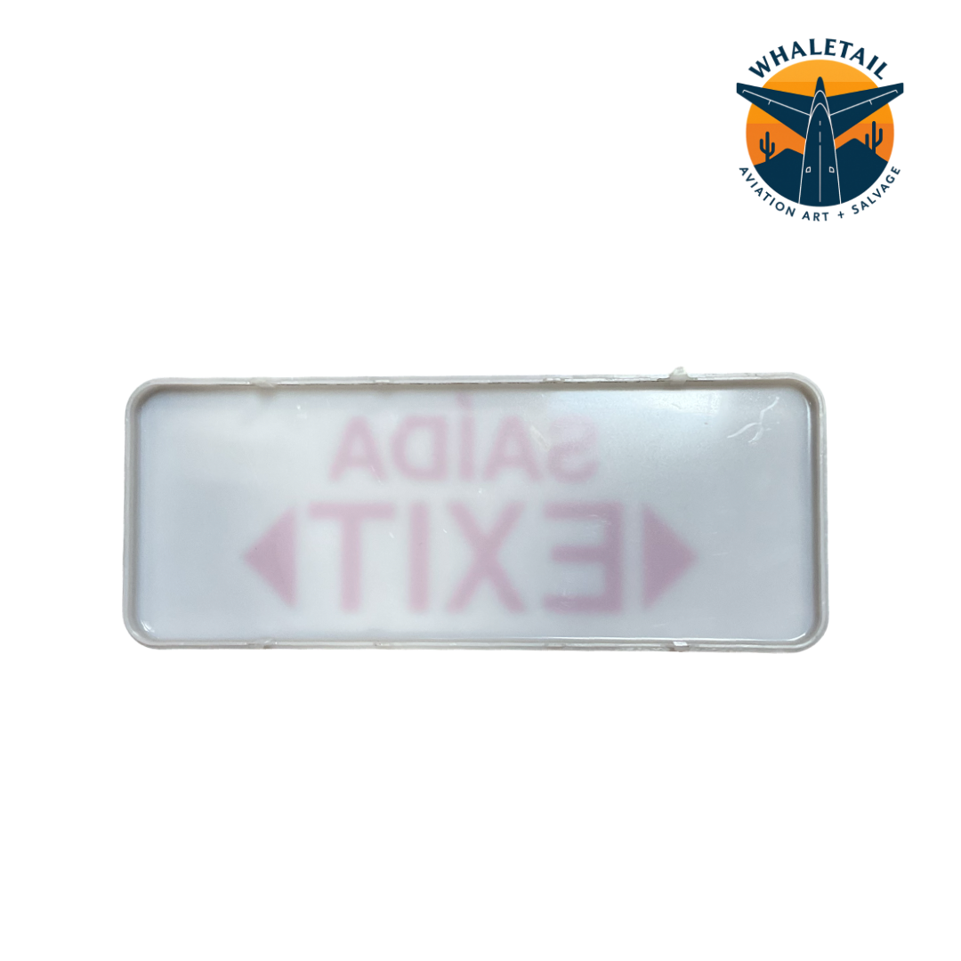 Airbus Portuguese / English EXIT Sign – Cover Only