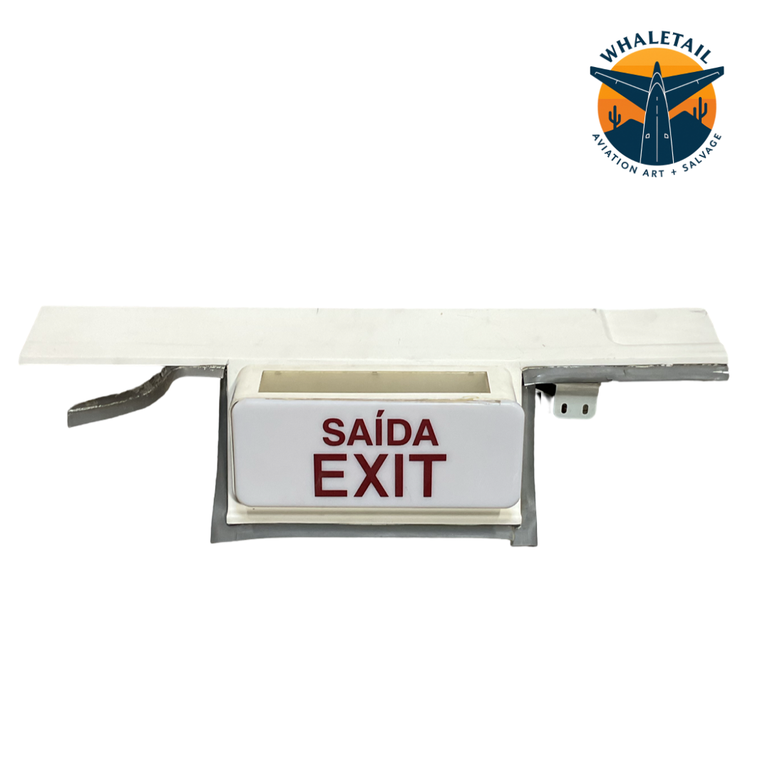 Airbus Hanging EXIT Sign – Portuguese / English